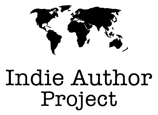 Indie Author Project logo image of the world map in black